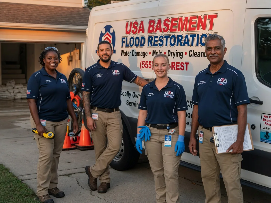 Basement Flood Cleanup company in South China, ME